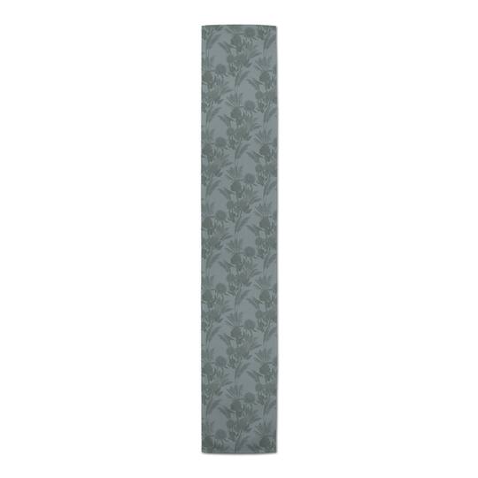 90" Tones Protea Blooms Cotton Twill Runner